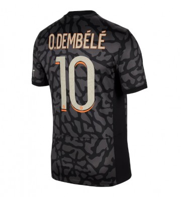 Paris Saint-Germain Ousmane Dembele #10 Tredje trøje 2023-24 Kort ærmer